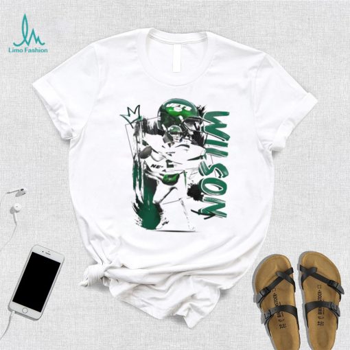 Zach Wilson number 2 New York Jets football player pose poster shirt