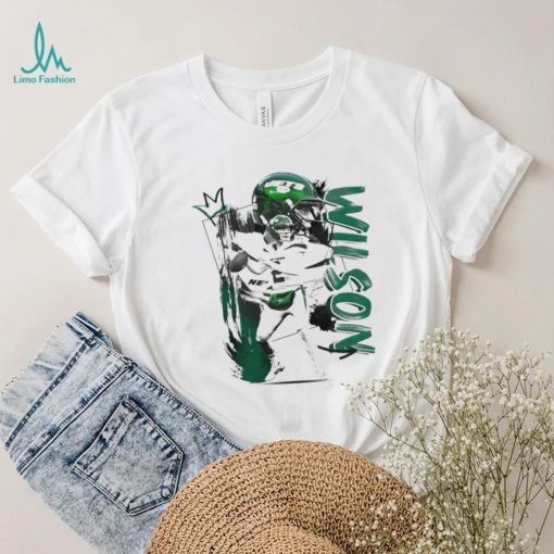 Zach Wilson number 2 New York Jets football player pose poster shirt