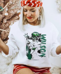 Zach Wilson number 2 New York Jets football player pose poster shirt