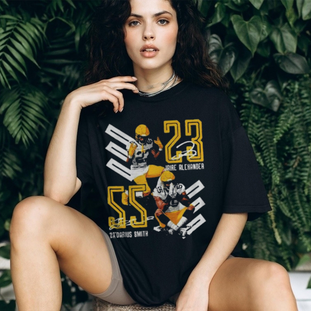 Za’darius Smith and Jaire Alexander Green Bay Packers signatures Graphic T Shirt Za’darius Smith and Jaire Alexander Green Bay Packers signatures Graphic T Shirt