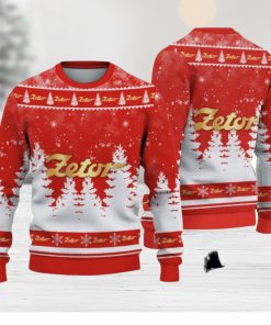 Zetor Logo Wearing Santa Hat Christmas Gift Ugly Christmas Sweater Christmas Gift Ideas