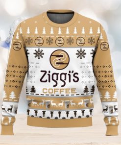 Ziggi’s Coffee All Over Printed Ugly Christmas Sweater Trending Christmas Gift Ideas