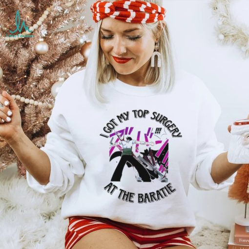 Zoro I just got my top surgery at the baratie shirt