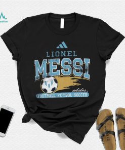 adidas Adult Inter Miami CF Lionel Messi #10 Varsity Black T Shirt