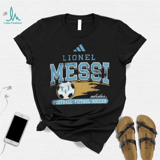 adidas Adult Inter Miami CF Lionel Messi #10 Varsity Black T Shirt