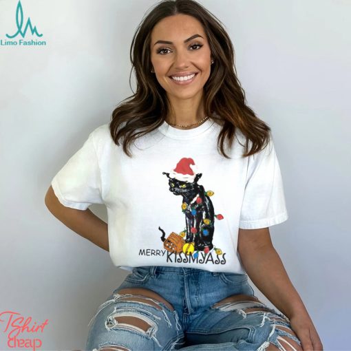 cat Merry kissmas  Shirt