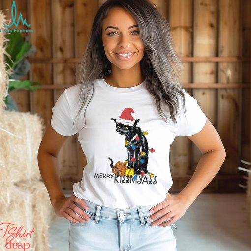 cat Merry kissmas  Shirt