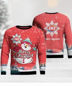 dairy queen Snowflakes Snowman Cute 3D Sweater Gift Christmas For Men And Women