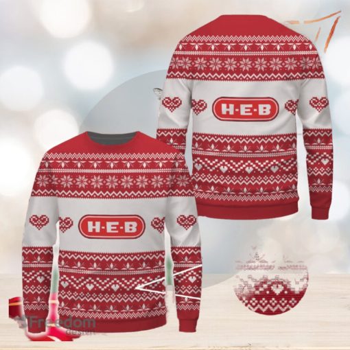 h e b Logo Brands Ugly Christmas 3D Sweater Gift For Men And Women