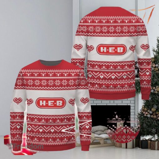 h e b Logo Brands Ugly Christmas 3D Sweater Gift For Men And Women