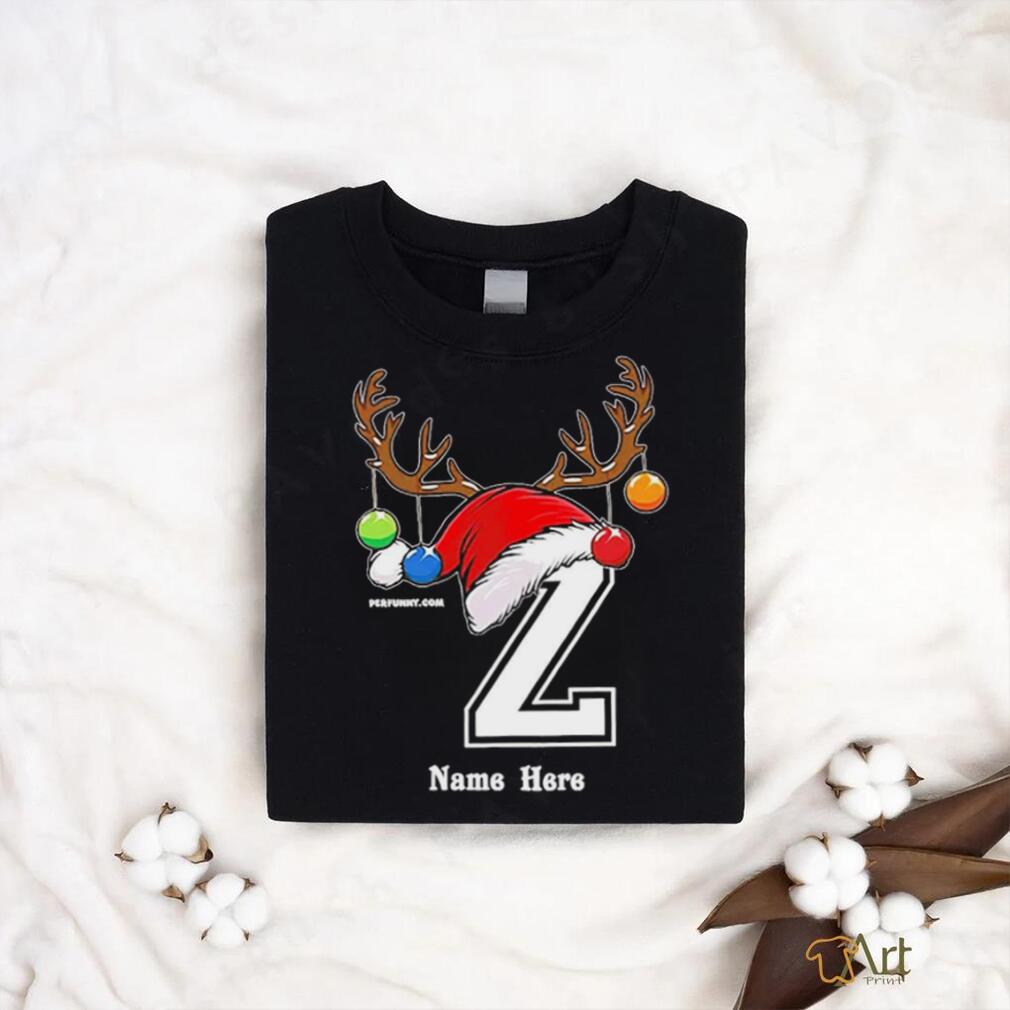 hat santa reindeer name here merry christmas shirt hat santa reindeer name here merry christmas shirt