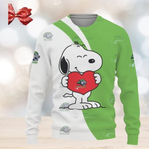 iagara River Lions Snoopy Cute Heart American Sports Team Knitted Christmas 3D Sweater Gift Holidays