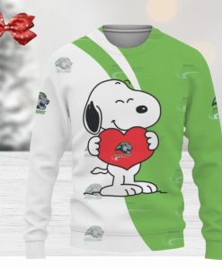 iagara River Lions Snoopy Cute Heart American Sports Team Knitted Christmas 3D Sweater Gift Holidays