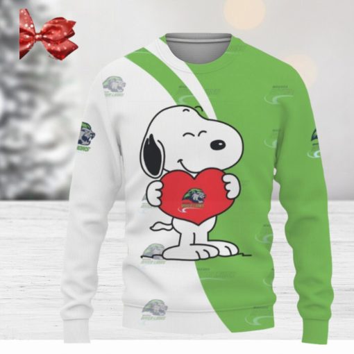 iagara River Lions Snoopy Cute Heart American Sports Team Knitted Christmas 3D Sweater Gift Holidays