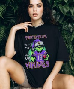 joshua Dobbs Grinch They Hate Us Because Ain’t Us Minnesota Vikings Christmas Shirt