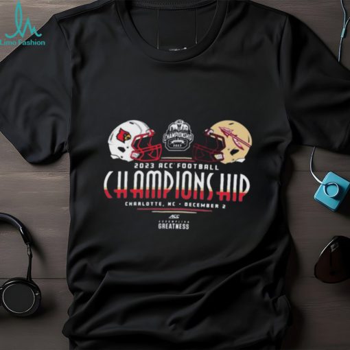 louisville vs Florida State 2023 ACC Football Championship Game Matchup Shirt