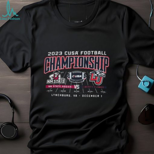 nM State Aggies vs Liberty Flames 2023 Conference USA Football Championship Shirt