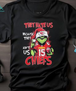 patrick Mahomes Grinch Christmas They Hate Us Because Ain’t Us Chiefs Shirt