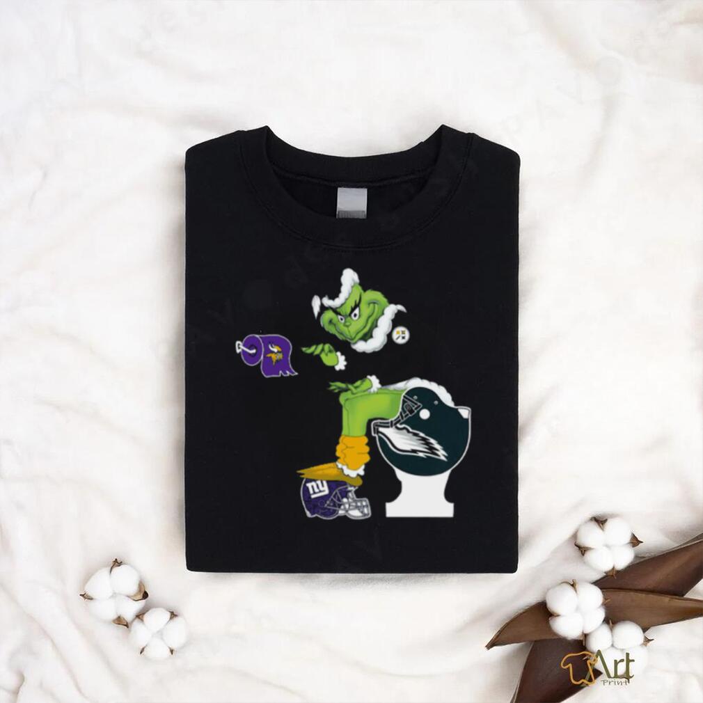 pittsburgh steelers toilet grinch santa claus football fan shirt pittsburgh steelers toilet grinch santa claus football fan shirt