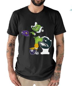 pittsburgh steelers toilet grinch santa claus football fan shirt