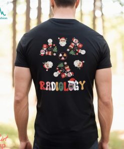 radiology santa claus christmas x ray tech radiology xmas t shirt