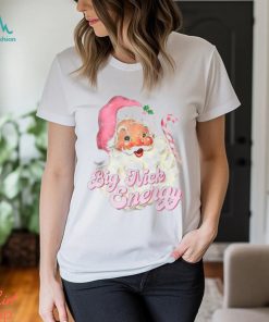 retro groovy big nick santa energy pink santa christmas xmas t shirt
