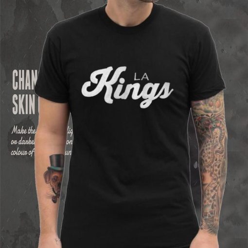 s Los Angeles Kings Starter x NHL Black Ice Black Cross Check Shirt