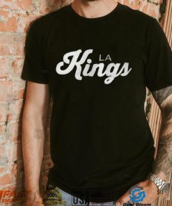 s Los Angeles Kings Starter x NHL Black Ice Black Cross Check Shirt