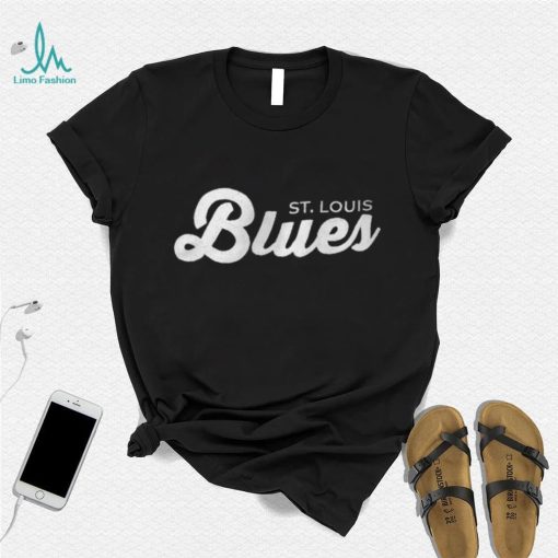s St. Louis Blues Starter x NHL Black Ice Black Cross Check Shirt