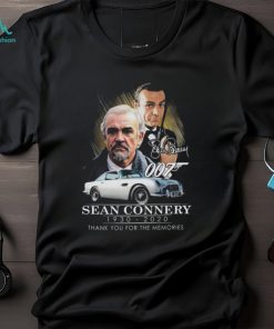sean connery 1930 2021 thank you for the memories signatures Shirt