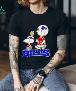 snoopy and Charlie Brown Buffalo Bills football The Peanuts characters gift shirt