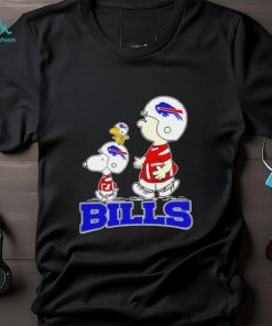 snoopy and Charlie Brown Buffalo Bills football The Peanuts characters gift shirt