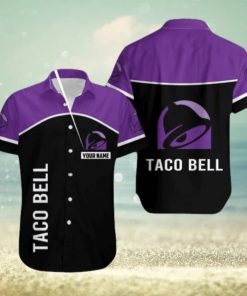 taco bell Casual Big Logo 3D Hawaiian Shirt For Men And Women Custom Name