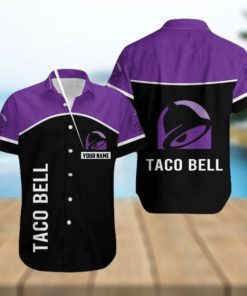 taco bell Casual Big Logo 3D Hawaiian Shirt For Men And Women Custom Name