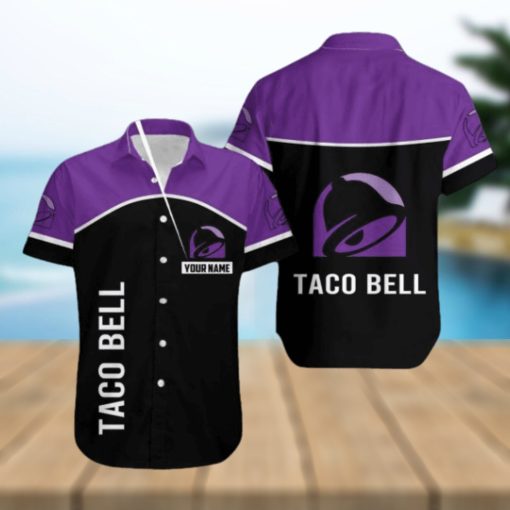 taco bell Casual Big Logo 3D Hawaiian Shirt For Men And Women Custom Name