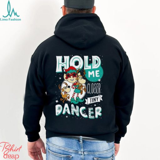 Elf and reindeer hold me closer Tiny Dancer Christmas Shirt