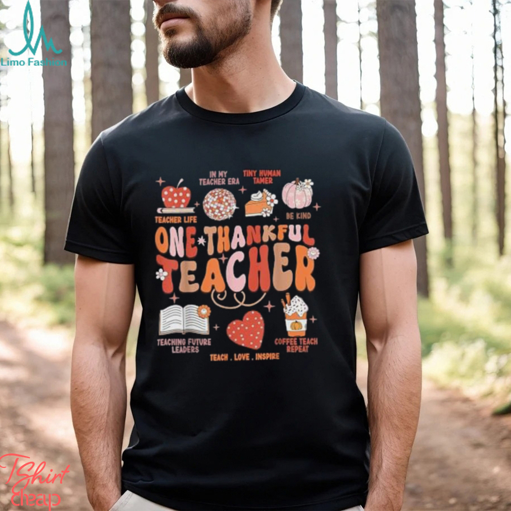 teacher thanksgiving shirt women one thankful teacher fall t shirt teacher thanksgiving shirt women one thankful teacher fall t shirt