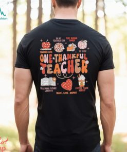 teacher thanksgiving shirt women one thankful teacher fall t shirt, hoodie, sweater, long sleeve and tank top teacher thanksgiving shirt women one thankful teacher fall t shirt