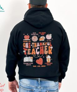 teacher thanksgiving shirt women one thankful teacher fall t shirt, hoodie, sweater, long sleeve and tank top teacher thanksgiving shirt women one thankful teacher fall t shirt