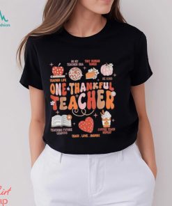 teacher thanksgiving shirt women one thankful teacher fall t shirt, hoodie, sweater, long sleeve and tank top teacher thanksgiving shirt women one thankful teacher fall t shirt