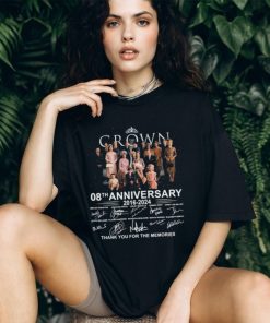 the Crown 08th Anniversary 2016 – 2024 Thank You For The Memories Signatures shirt