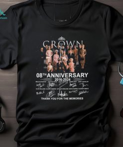 the Crown 08th Anniversary 2016 – 2024 Thank You For The Memories Signatures shirt