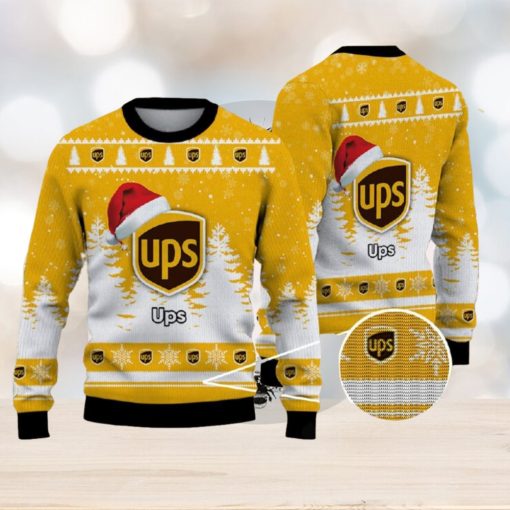 ups Logo Brands Gift For Men And Women Ugly Christmas Sweater Holidays