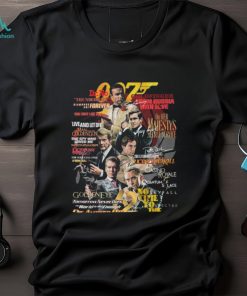 007 Years Of Bond 1962 – 2024 Thank You For The Memories T Shirt
