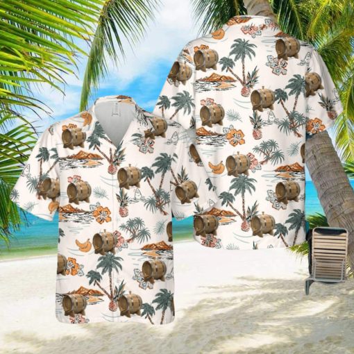 0,5 liter wine barrel Hungarian oak Aloha Hawaiian Shirt Beach Gift Short Sleeve Shirt