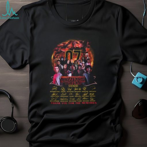 07 Years Of Stranger Things 2016 – 2023 Thank You For The Memories T Shirt – Limited Edition