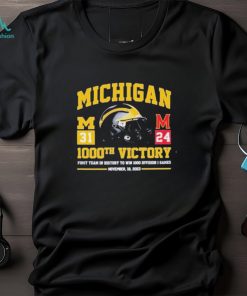 1000th Victory Michigan Beat Maryland 31 24 Shirt, hoodie, sweater, long sleeve and tank top 1000th Victory Michigan Beat Maryland 31 24 Shirt
