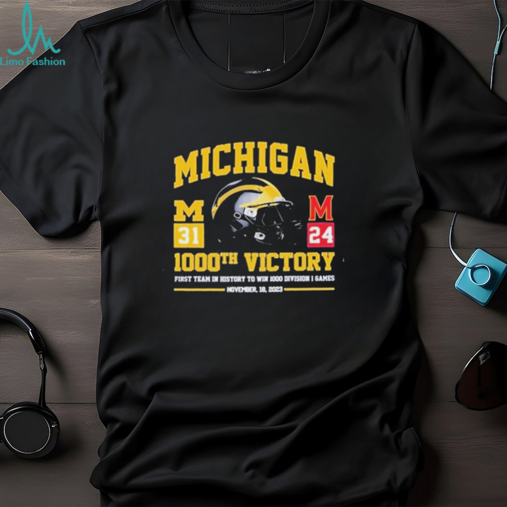 1000th Victory Michigan Beat Maryland 31 24 Shirt 1000th Victory Michigan Beat Maryland 31 24 Shirt