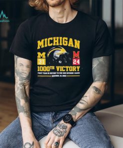 1000th Victory Michigan Beat Maryland 31 24 Shirt, hoodie, sweater, long sleeve and tank top 1000th Victory Michigan Beat Maryland 31 24 Shirt