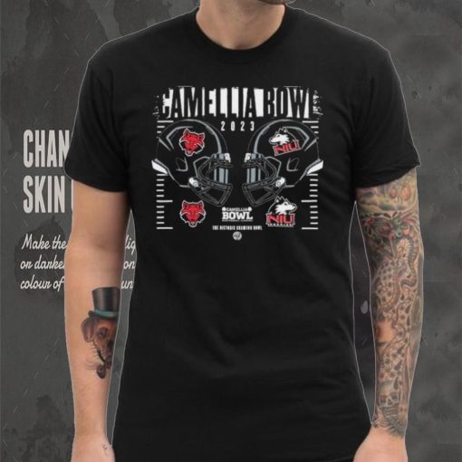 10th Anniversary Camellia Bowl 2023 Arkansas State Red Wolves Versus Northern Illinois Huskies At Cramton Bowl Stadium shirt
